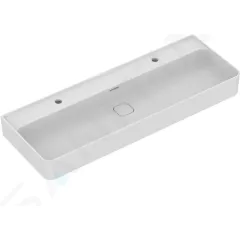 Ideal Standard Umyvadlo 120x43 cm, s přepadem, 2 otvory pro baterii, s Ideal Plus, bílá T3595MA