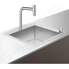 Hansgrohe Set dřezu a baterie C71-F450-06, chrom 43201000