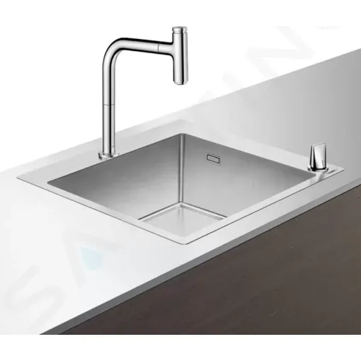 Hansgrohe Set dřezu a baterie C71-F450-06, chrom 43201000