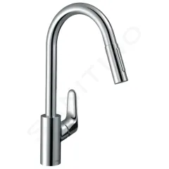 Hansgrohe Dřezová baterie s výsuvnou sprškou, chrom 31815000
