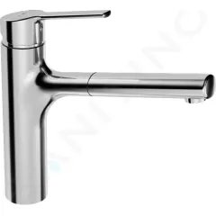 Hansa Páková dřezová baterie, s vytahovací sprškou, chrom 03342273