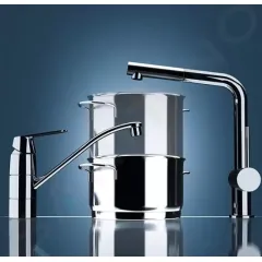 Grohe Dřezová baterie s výsuvnou koncovkou, chrom 31397000