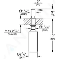 Grohe Dávkovač mycích prostředků Contemporary, chrom 40536000