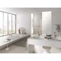 Grohe Hlavová sprcha Cosmopolitan 310 s ramenem 38 cm, 1 proud, kartáčovaný Warm Sunset 26066DL0