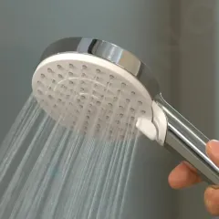 Hansgrohe Set sprchové hlavice, 2 proudy, držáku a hadice, EcoSmart, bílá/chrom 26694400