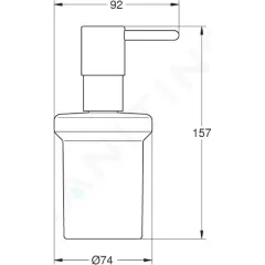 Grohe Dávkovač tekutého mýdla, sklo/chrom 40394001