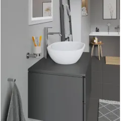 Duravit Umyvadlo na desku 50x35 cm, s přepadem, bez otvoru pro baterii, bílá 0335500000