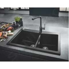 Grohe Dřezová baterie, kartáčovaný tmavý grafit 30269AL0
