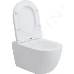 kielle Závěsné WC se sedátkem SoftClose, Vortex Rimless+, bílá 30102006