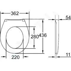 Grohe WC sedátko, duroplast, bílá 39492000