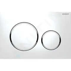 Geberit Set předstěnové instalace, klozet Alpha se sedátkem, tlačítko  Sigma20, bílá/chrom 110.302.00.5 NR4