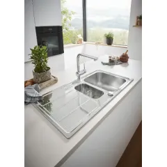 Grohe Dřezová baterie s výsuvnou koncovkou, chrom 32168000