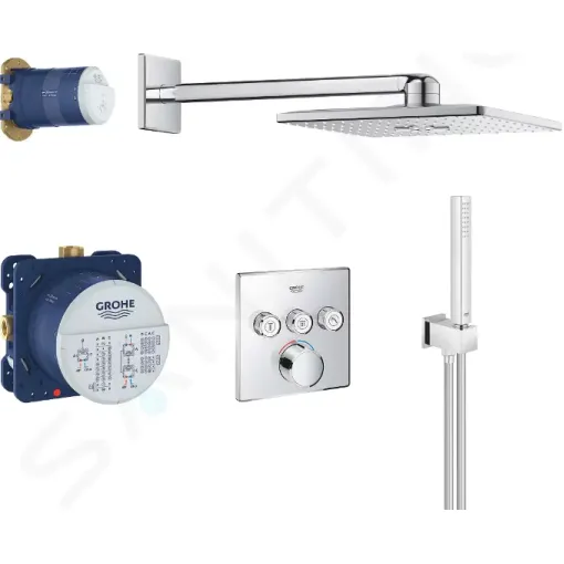 Grohe Sprchový set s baterií pod omítku, 31 cm, 2 proudy, chrom 34712000