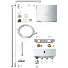 Grohe Sprchový set Cube 310 Duo s termostatem, 2 proudy, chrom 26508000