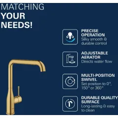 Grohe Dřezová baterie, kartáčovaný Cool Sunrise 30269GN0