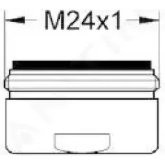 Grohe Perlátor M24x1, chrom 13952000