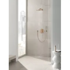 Grohe Hlavová sprcha Cosmopolitan 310 s ramenem 38 cm, 1 proud, kartáčovaný Warm Sunset 26066DL0