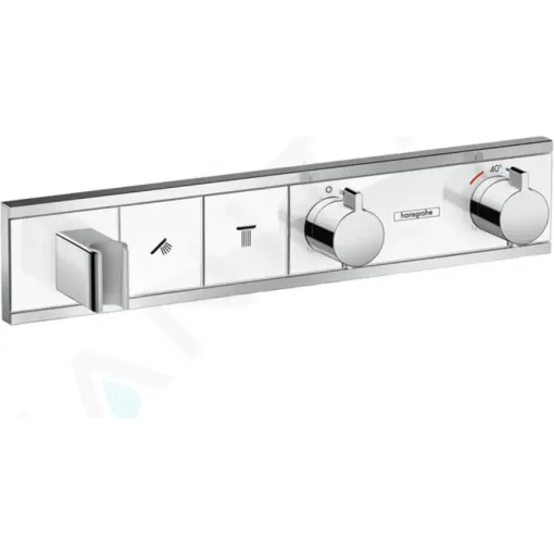 Hansgrohe Termostatická sprchová baterie pod omítku, pro 2 výstupy, bílá/chrom 15355400