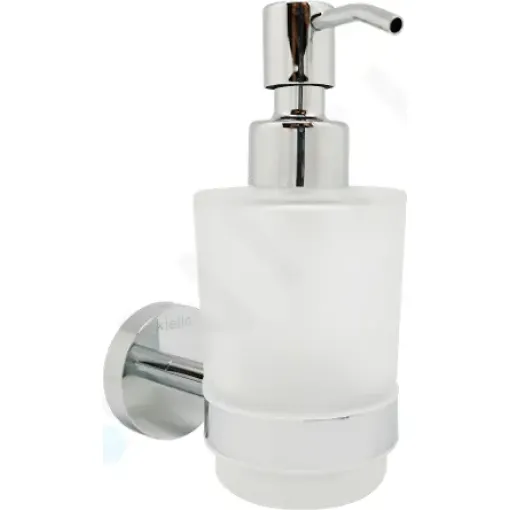 kielle Dávkovač mýdla s držákem, matné sklo/chrom 40102000