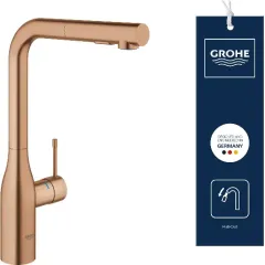 Grohe Dřezová baterie s výsuvnou sprškou, kartáčovaný Warm Sunset 30270DL0