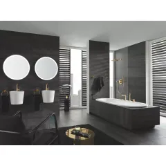 Grohe Hlavová sprcha Cosmopolitan 310 s ramenem 38 cm, 1 proud, kartáčovaný Cool Sunrise 26066GN0
