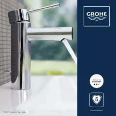 Grohe Páková umyvadlová baterie S, chrom 32898001