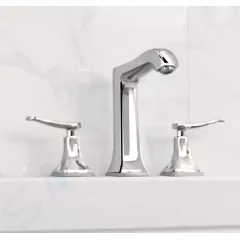 Hansgrohe Tříotvorová umyvadlová baterie 160 s páčkovou rukojetí, s odtokovou soupravou s táhlem, chrom 31331000