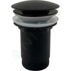 kielle Umyvadlová výpusť, ClickClack, kov, matná černá 30901134