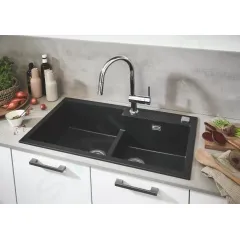 Grohe Dřezová baterie s výsuvnou sprškou, chrom 32321002