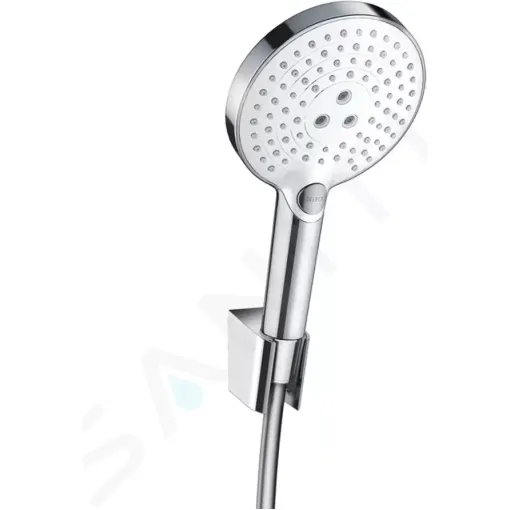 Hansgrohe Set sprchové hlavice 120, 3 proudy, držáku a hadice, bílá/chrom 26701400