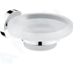 kielle Mýdlenka s držákem, matné sklo/chrom 40302010
