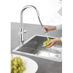 Grohe Dřezová baterie Connected, s chladícím zařízením a filtrací, chrom 31541000