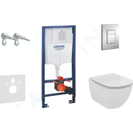 Grohe Sada pro závěsné WC + klozet a sedátko Ideal Standard Tesi 38528SET-KF