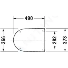 Duravit WC sedátko, softclose, bílá 0063390000