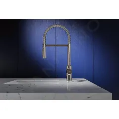 Ideal Standard Dřezová baterie Semi Profi s flexibilním ramenem, BlueStart, chrom BC302AA