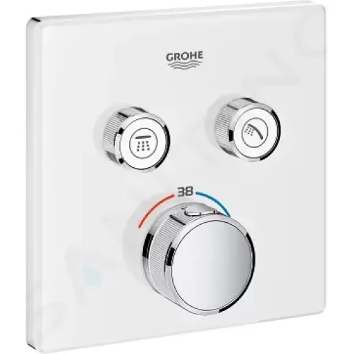Grohe Termostatická vanová baterie pod omítku se 2 ventily, měsíční bílá 29156LS0