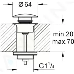 Grohe Odpadová souprava, supersteel 65807DC0