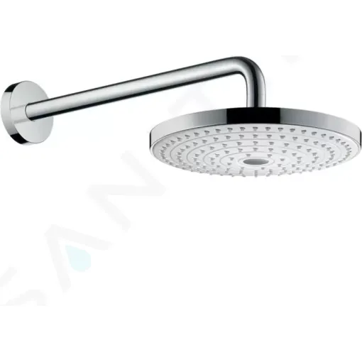 Hansgrohe Hlavová sprcha 240, 2 proudy, sprchové rameno 39 cm, bílá/chrom 26466400