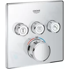 Grohe Termostatická baterie pod omítku, 3 ventily, chrom 29126000