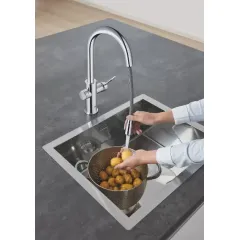 Grohe Dřezová baterie Connected, s chladícím zařízením a filtrací, chrom 31541000