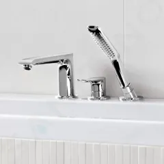 Hansgrohe Baterie na okraj vany, 3-otvorová instalace, chrom 15432000