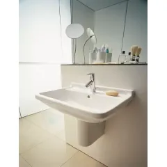 Duravit Umyvadlo 55x43 cm, s přepadem, s otvorem pro baterii, bílá 0300550000