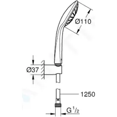 Grohe Sprchová souprava, chrom 27354000
