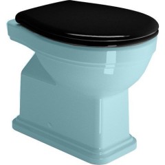 GSI - CLASSIC WC sedátko, Soft Close, Quick Release, černá/chrom MSC87CN20
