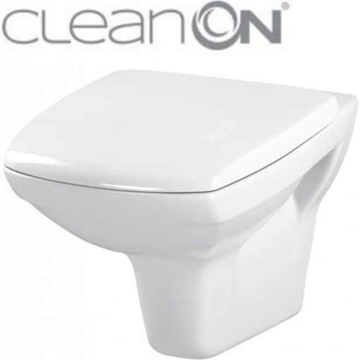 CERSANIT - ZÁVĚSNÁ MÍSA CARINA NEW CLEANON + SEDATKO K31-046+K98-0068