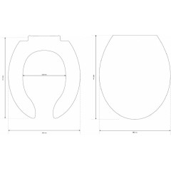 CERSANIT - SEDÁTKO ETIUDA DUROPLAST PRO POSTIŽENÉ K98-0002