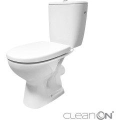 CERSANIT - WC KOMBI 613 ARTECO 010 3/5 NEW CLEANON + DUROPLAST SEDÁTKO SOFTCLOSE K667-052