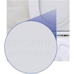 CERSANIT - WC SEDÁTKO CREA ČTVEREC DUROPLAST ANTIB. SOFTCLOSE/JEDNO TLAČÍTKO K98-0178
