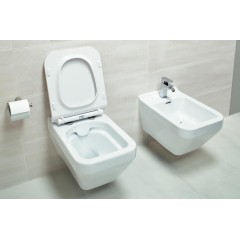 CERSANIT - WC SEDÁTKO CREA ČTVEREC DUROPLAST ANTIB. SOFTCLOSE/JEDNO TLAČÍTKO K98-0178
