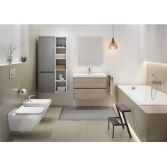 CERSANIT - WC SEDÁTKO CREA ČTVEREC DUROPLAST ANTIB. SOFTCLOSE/JEDNO TLAČÍTKO K98-0178